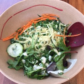 Gluten-free salad from Wild Living Foods